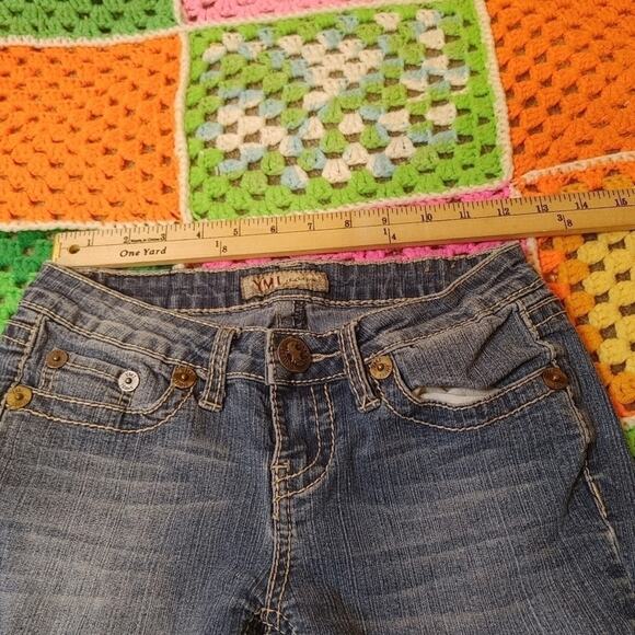 YMI Jeans Size 0 Capri Jean Blue Summer Time Casual - Picture 3 of 9